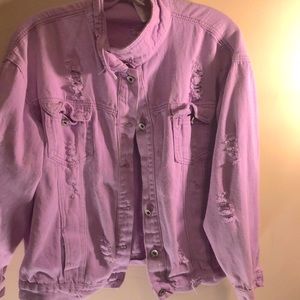 🎉🎉🎉 Lavender denim jacket